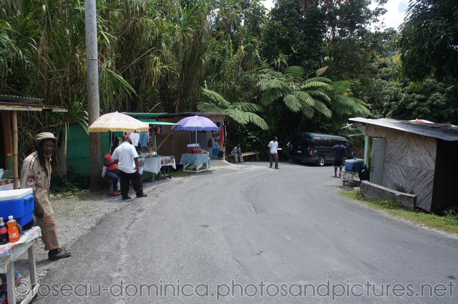 Merchants near natural hot springs in Roseau Dominica.jpg