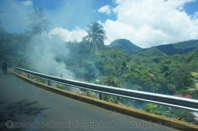 View of a tall mountain peak in Roseau Dominica.jpg