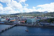 View of buldings near cruise terminal of Roseau Dominica.jpg