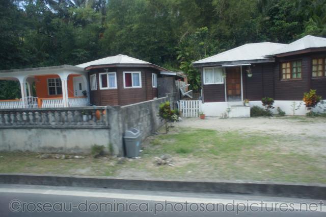 Brown cottage homes in Roseau Dominica.jpg