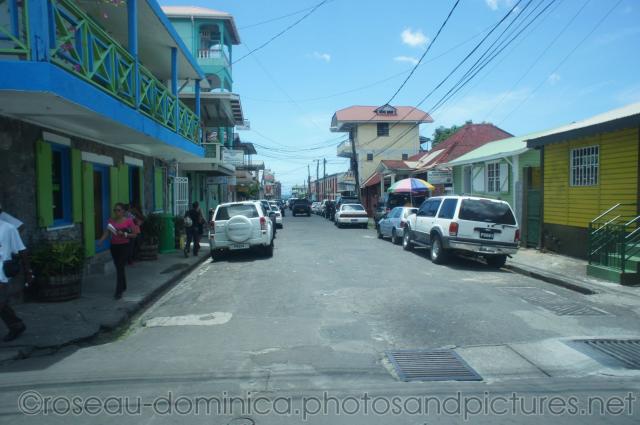 Looking down a street in Roseau Dominica.jpg