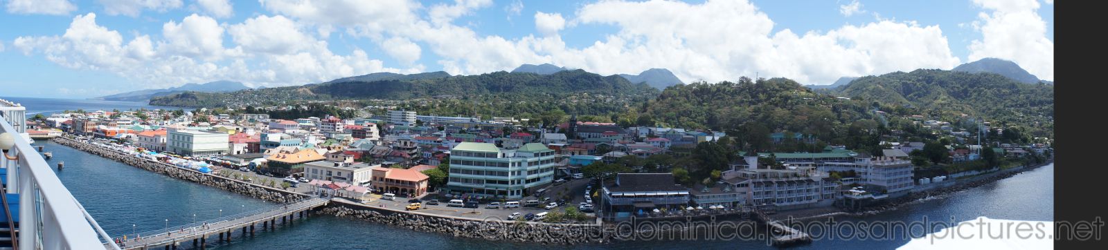 Panoramic view of Roseau Dominica aboard Norwegian Dawn.jpg